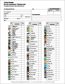 Catalogue cartes diverses